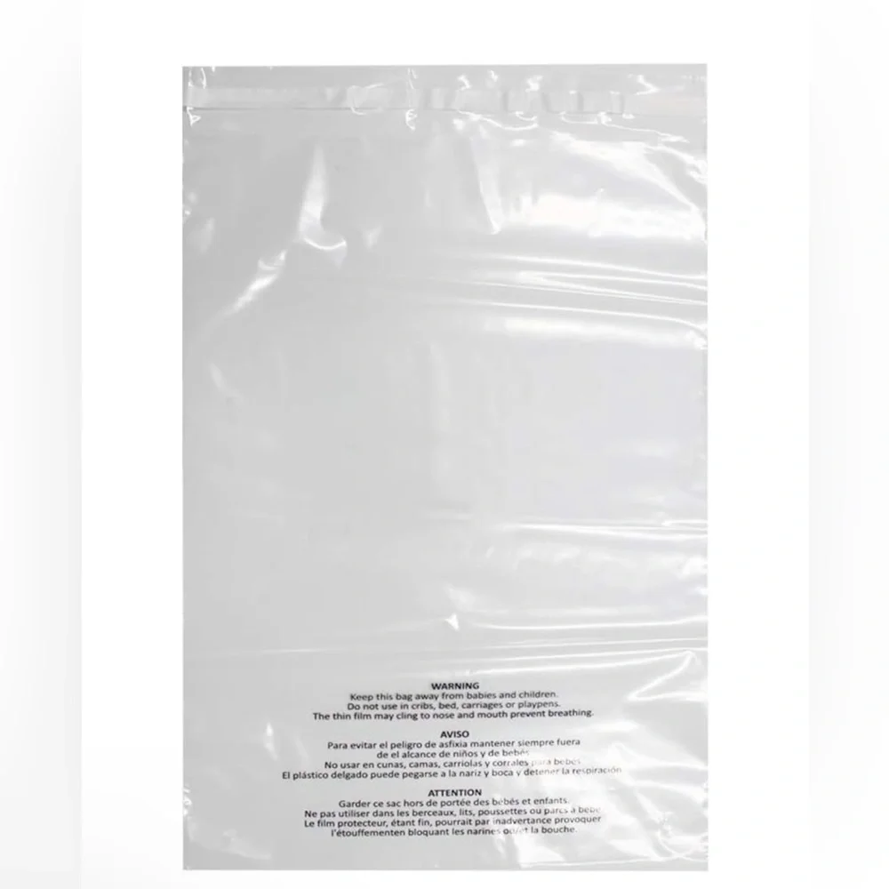 Clear Poly Bags 18x24